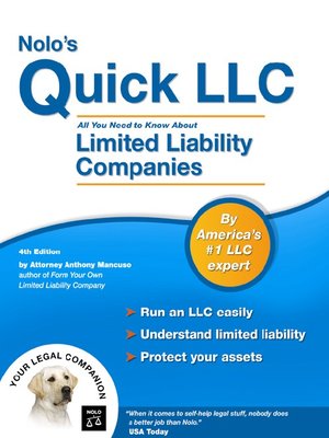 cover image of Nolo's Quick LLC